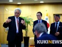 [쿠키 줌 업]  전북도청 방문한 北 장웅 IOC위원