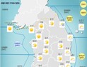[날씨] 전국 맑은 가운데 강원 영동 지역 밤늦게 이슬비