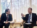 반기문, ‘미세먼지 해결 범사회 기구’ 위원장직 수락