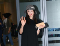 [공항 패션이란] EXID 하니, 머리부터 발끝까지 로고패션으로 승부 ‘힙하니’ 탄생