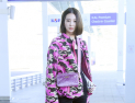 [공항 패션이란] 아이린, ‘깁스해도 패션은 포기 못해!’