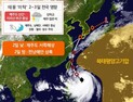강해지는 태풍 '미탁', 2일 전남 해안 상륙 예상