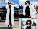 배우 김민정, 공항 패션의 정석 ‘시선 집중’