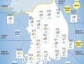 [오늘 날씨] 전국 대부분 영상권…강원 영동 눈
