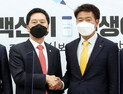 여영국 만난 김기현… “정의당-국민의힘 생각 똑같길 기대”