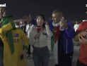 월드컵 중계 도중 어깨 ‘콰당’…리포터들 수난