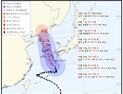 태풍 ‘카눈’ 한반도 관통…위기경보 최고 ‘심각’ 상향