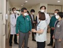 김홍규 강릉시장, 진료 공백 장기화에 강릉아산병원 방문