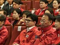 출구조사 범야권 압승 예상에 표정 굳은 국민의힘