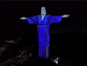 브라질 리우 예수상, 청색 한복 입었다