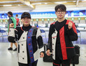 박하준·금지현, 사격 공기소총 혼성 10m 은메달 쾌거