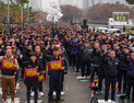 화물노동자 2500명 집결…‘안전운임제’ 재도입 촉구 [쿠키포토]