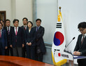 한동훈 당대표 사퇴…“탄핵 찬성 후회하지 않아” [쿠키포토]