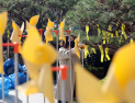 세월호 참사 11주기 앞두고 노란 리본 설치