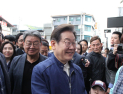 이재명, 강원 접경지역 골목 경청투어[화보]