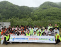 충남개발공사, 부여 과수농가 찾아 일손돕기 '구슬땀'