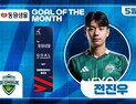 전북 전진우, 5월 K리그 ‘이달의 골’ 수상