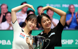 ‘캄보디아 특급’ 스롱 피아비, 김가영-김보라 연파하고 LPBA 정상