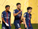 우승 못한 PSG 루이스 엔리케 감독, 손으로 첼시 페드루 목 가격…양 팀 ‘난투극’