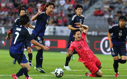 ‘유효슈팅 0개’…홍명보호, 한일전 0-1로 뒤진 채 전반전 마쳐 [쿠키 현장]
