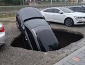 충남 당진, 전에 없던 “폭우에 대형 싱크홀” 까지
