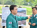 김태흠 지사, 수해복구 현장 및 임시대피소 점검 