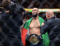 치마예프, 체첸-UAE 최초 UFC 챔피언 등극…압도적인 레슬링으로 뒤 플레시 제압