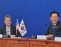 정청래, 조셉 윤 美대사대리 접견…“한미동맹 강화·남북관계 진전 기대”