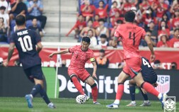 손흥민 선제골…한국, 미국에 1-0 리드