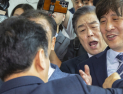 기습 기자회견 한 김형석 독립기념관장, 항의 속 퇴장