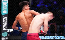 권원일, DWCS 최초 스피닝 엘보에 KO패…UFC 진출 좌절