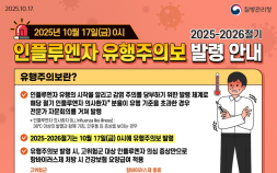 독감 환자 급증에…질병관리청, 인플루엔자 유행주의보 발령