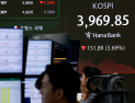 코스피 장중 4000선 붕괴…삼성전자 10만원 아래로 ‘뚝’