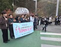 태백 장성여고 시험장 ″수능 대박나세요