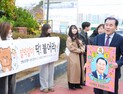 김지철 충남교육감, 서산여고 찾아 수능 수험생 응원