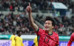 이태석 헤딩골…홍명보호, 가나 상대로 1-0 리드