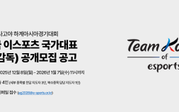 한국e스포츠협회, 2026 아시안게임 국가대표 감독 공개 모집