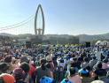 임실군, 옥정호 출렁다리·붕어섬 방문객 3년 만에 176만명 돌파