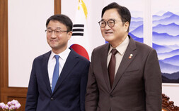 한병도, 국회의장 접견…“필리버스터 개선해야”