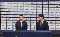아시안게임 금메달·LA 올림픽 향한 출발…마줄스 감독 “한국 선택, 망설임 없었다” [쿠키 현장]