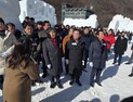 [포토]태백산 눈축제 둘러보는 이철규 국회의원