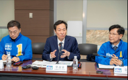 강릉과학산업단지 방문한 우상호 강원지사 후보, “연구기관·기업·지역 상생의 장 만들겠다”