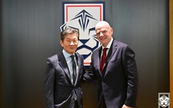 인판티노 FIFA 회장, 정몽규 KFA 회장에게 ‘여자대표팀 월드컵 본선’ 축하 서신 전달
