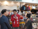 정장수 중구청장 예비후보, 서문시장·아파트 잇단 현장 방문