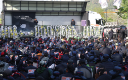 경찰, 화물연대 사망 사고 운전자 구속 영장 신청…살인 혐의