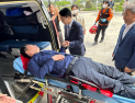안호영 단식 12일째 끝내 이송…여야 방문 속 ‘與 당대표 부재’ 비판