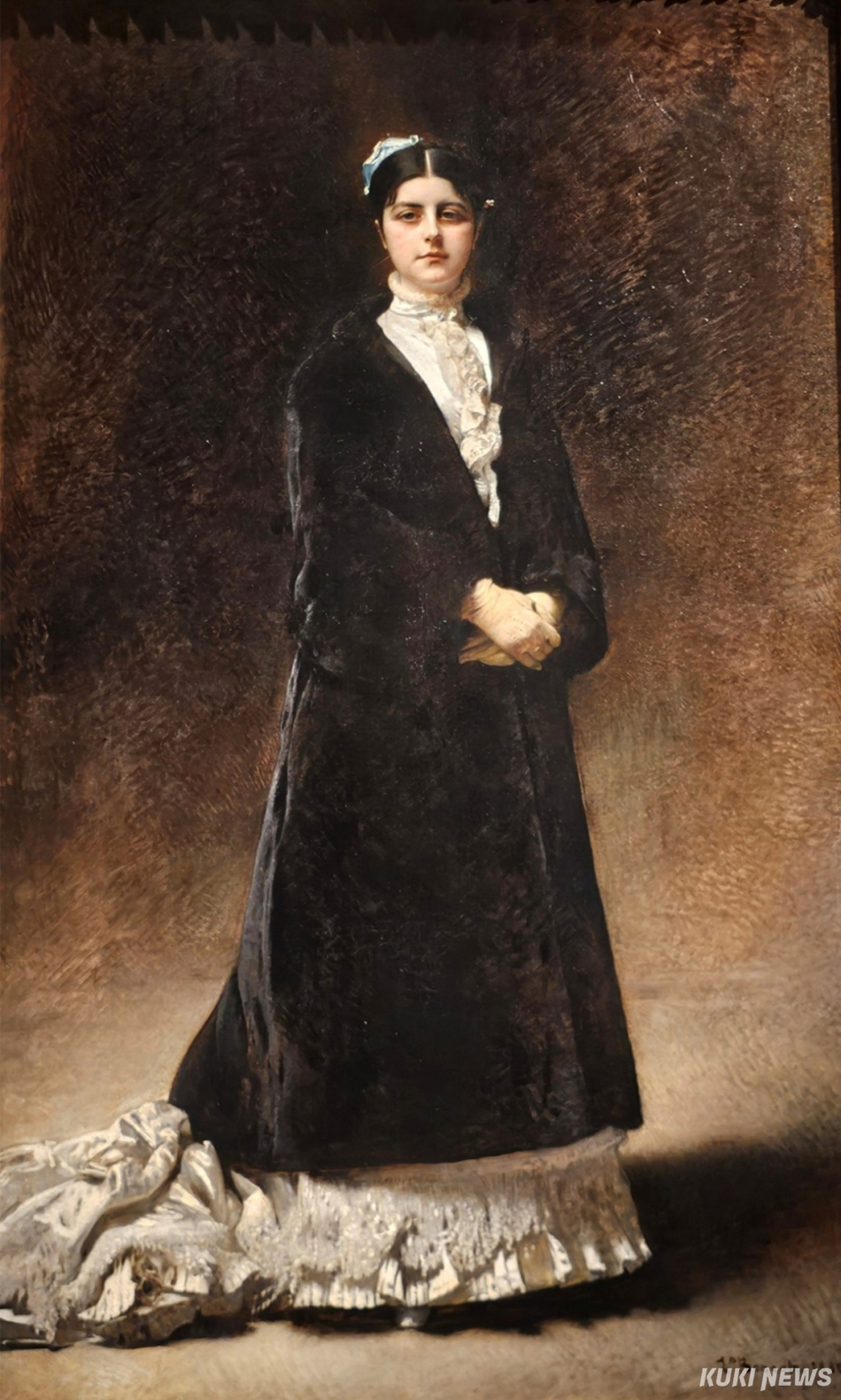 레옹 보나트(Leon Bonnat, 1833~1922), 포토카 백작부인(엠마뉘엘라 피냐텔리 체르키아라, Emmanuela Pignatelli di Cerchiara), 1880, 캔버스에 유채, 212 x 123 cm, 보나-엘뢰 미술관, 바욘 미술관