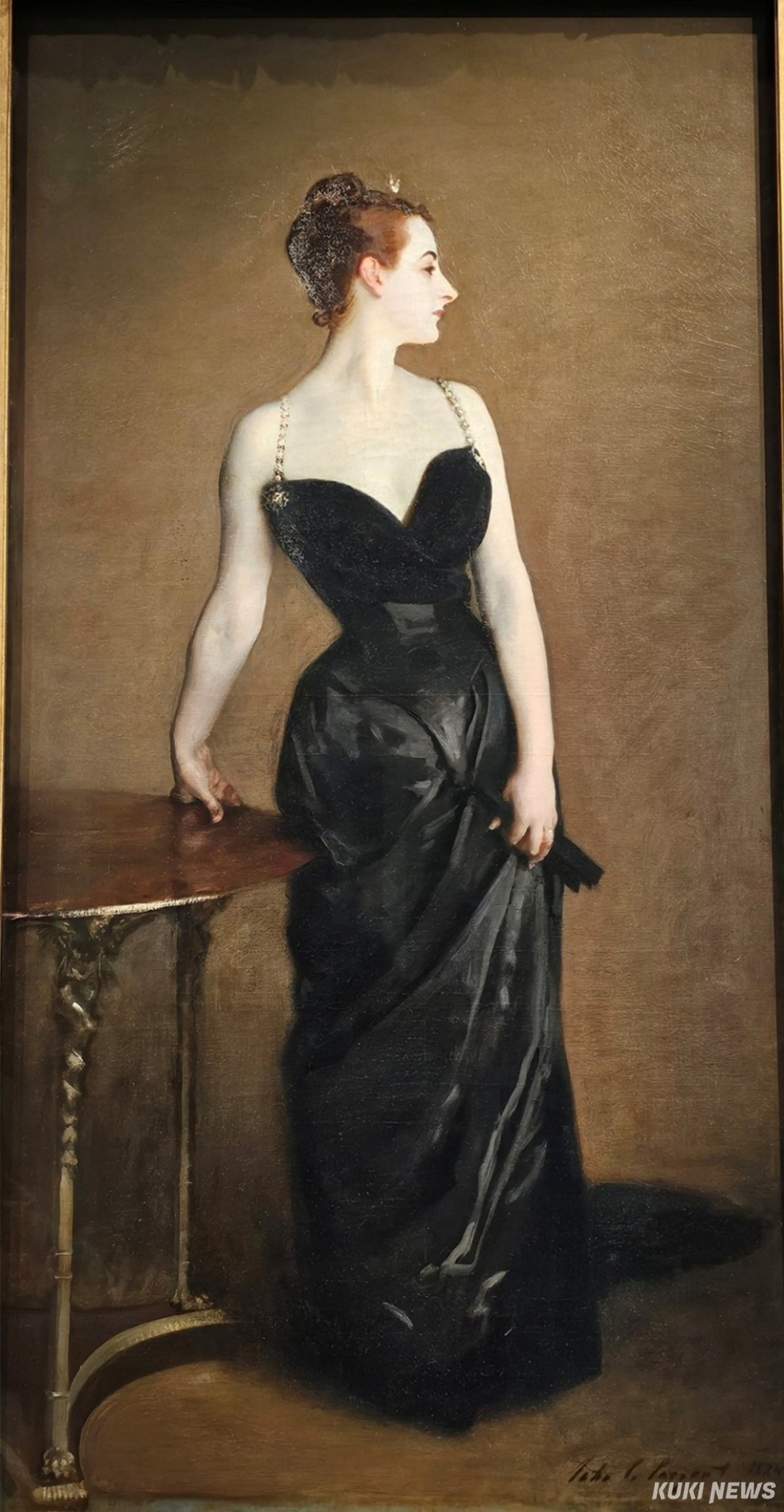 존 싱어 사전트(John Singer Sargent, 1856~1925), 마담 X (버지니 아멜리 아베뇨 고트로), 1883~84, 208.6×109.9cm, 메트로폴리탄 미술관