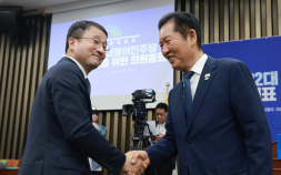 與, 한병도 원내대표 첫 연임…재보궐 공천 한 곳 남아 ‘막바지’