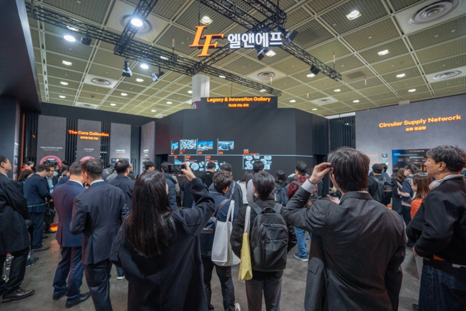 엘앤에프 ‘인터배터리 2026’ 부스 전경. 엘앤에프